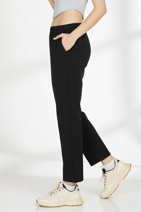 Zivame Knit Cotton Lifewear Bottom - Black Beauty — image 2